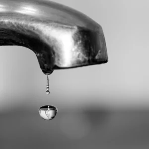 a leaky faucet