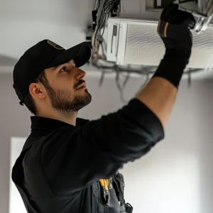 a guy doing repairs