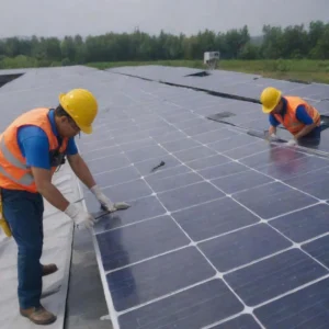 a team that performs solar panel installations