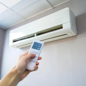 an air conditioner on the wall