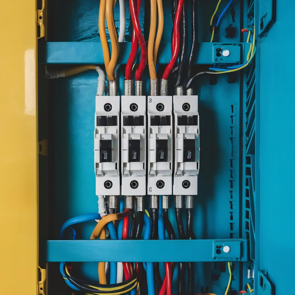 an installation of an electrical panel