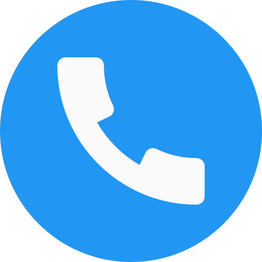 a telephone inside a circle